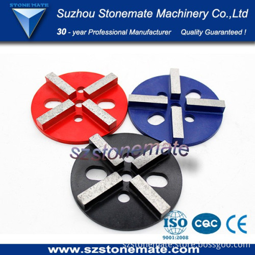 Stonemate diamond grinding plate abrasive for concrete grinding machine